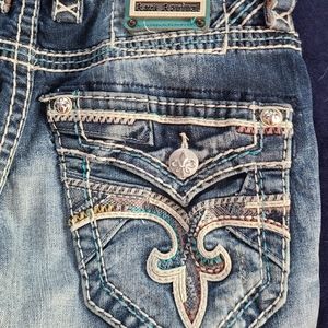 Men's Rock Revival straight jeans size 29x34